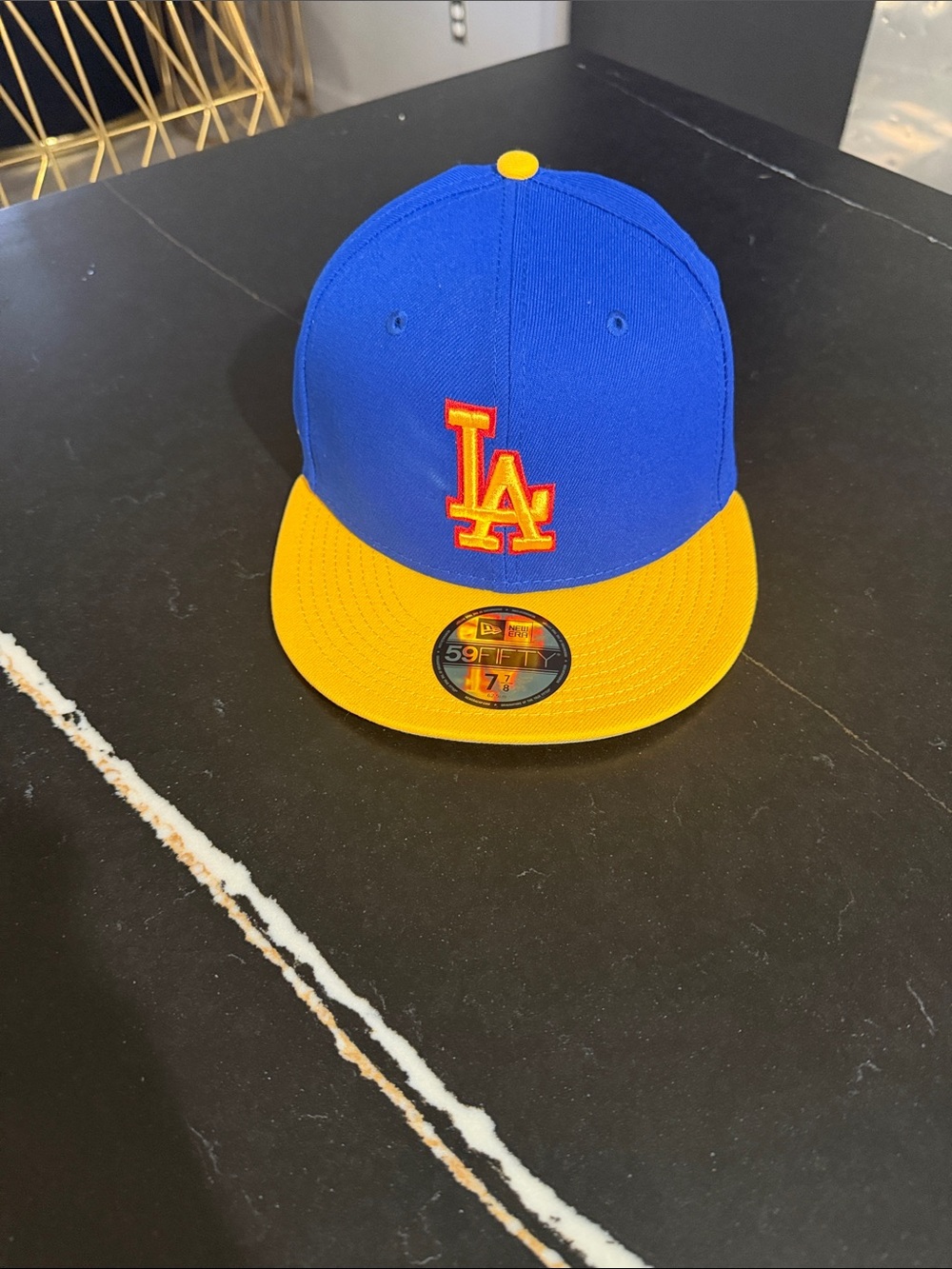 New Era  LA Fitted Cap - Blue & Yellow